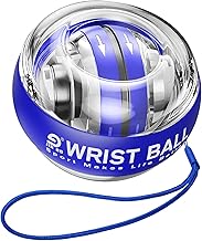 كرة تدريب المعصم بخاصية التشغيل التلقائي لتقوية المعصم، كرة جيروسكوبية لتقوية الذراعين والأصابع وعظام المعصم والعضلات من جين بي دي