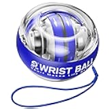 Wrist Trainer Ball Auto-Start Gyroscopic Forearm Exerciser Gyro Ball for Strengthen Arms, Fingers, Grip and Muscles