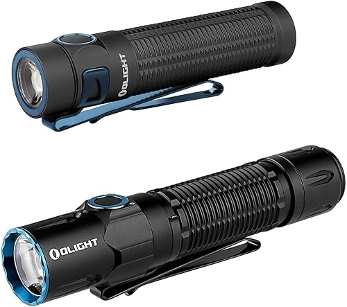 OLIGHT Warrior 3S - Linterna táctica recargable de 2300 lúmenes Baton3 Pro 1500 lm EDC Light