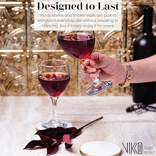 Miniatura 3 de Vikko Vasos para beber, juego de 12 vasos de 11 onzas, vasos de vidrio transparente para agua o jugo, vaso de vidrio Highball y vasos de agua para