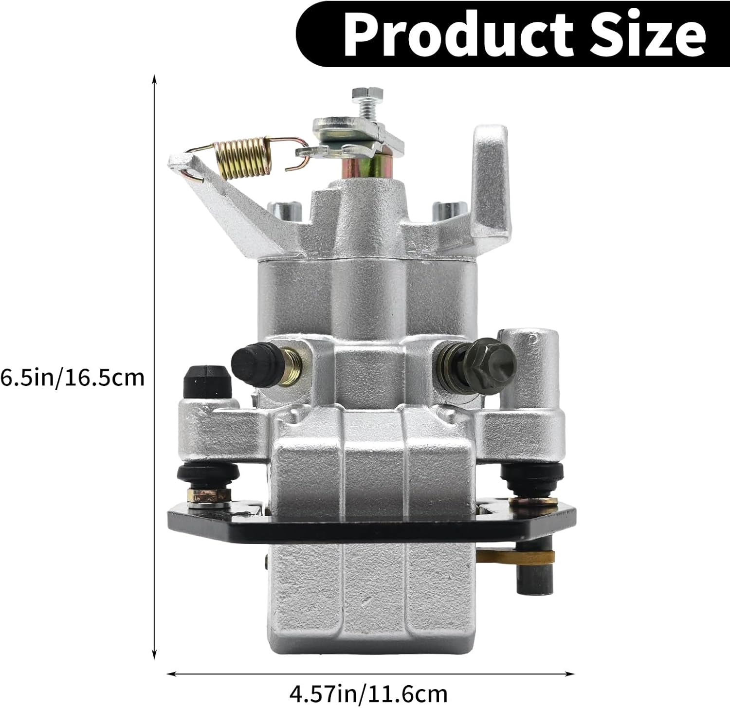 5UG-2580V-02-00 Rear Middle Brake Caliper Assembly Replacement for Yamaha Rhino 450 2006 2007 2008 2009 Replacement for Yamaha Rhino 660 2004 2005 2006 2007