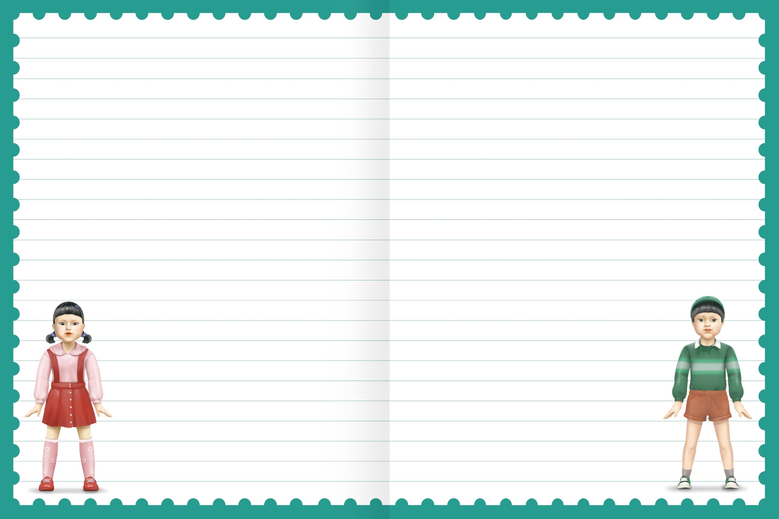 Squid Game Official Journal: A Notebook for Writing, Drawing, and Plotting