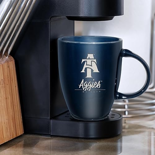 Vista 464 de Rico Industries NCAA - Taza de cerámica con grabado láser, 18 onzas, café y té
