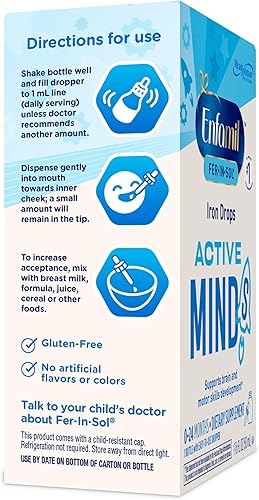 Miniatura 10 de Enfamil Poly-Vi-Sol Suplemento multivitamínico líquido para bebés y niños pequeños botella cuentagotas de 17fl oz el embalaje puede variar