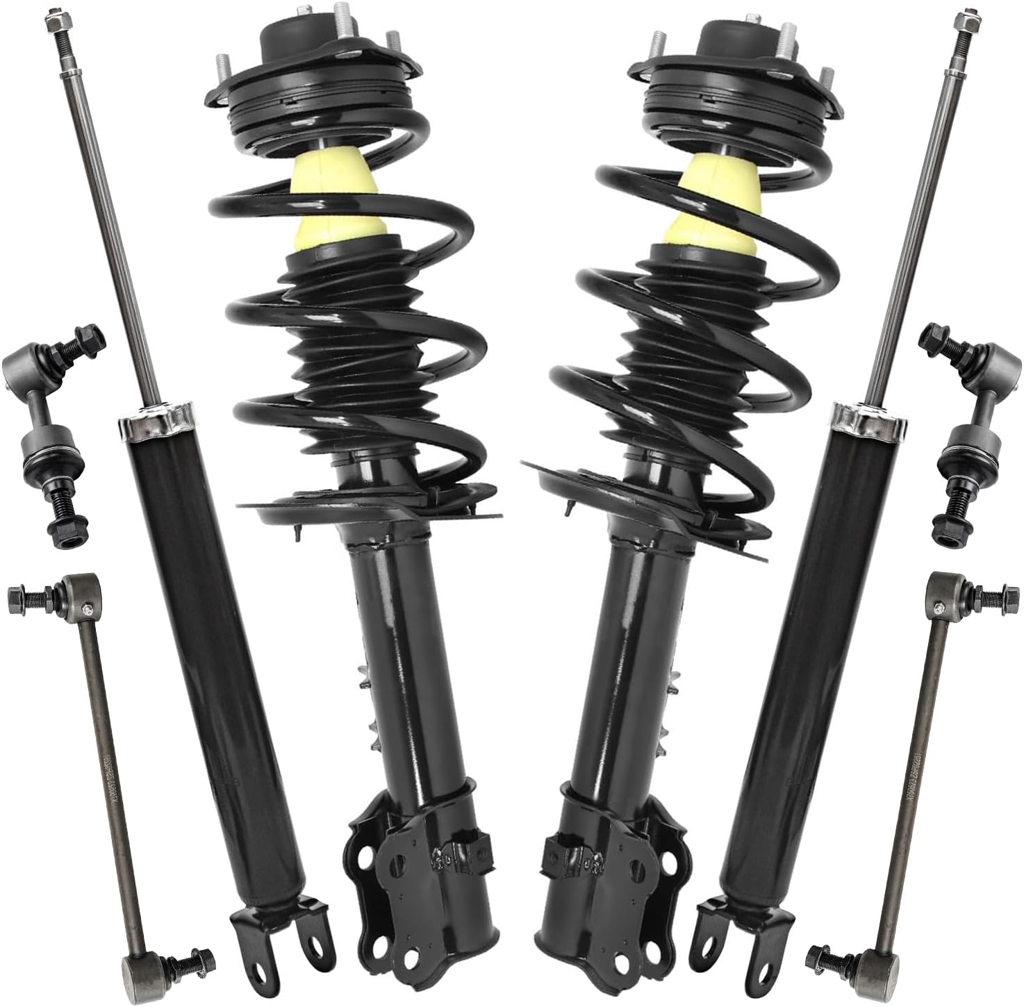 Detroit Axle 8‑Piece Suspension Kit for 2014–2015 Hyundai Tucson / 2014–2015 Kia Sportage (FWD)