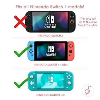 Sonix x Sanrio Nintendo Switch 1 Carrying Case (Hello Kitty 50th Anniversary) + GameCard Case (Hello Kitty and Friends Stickers)