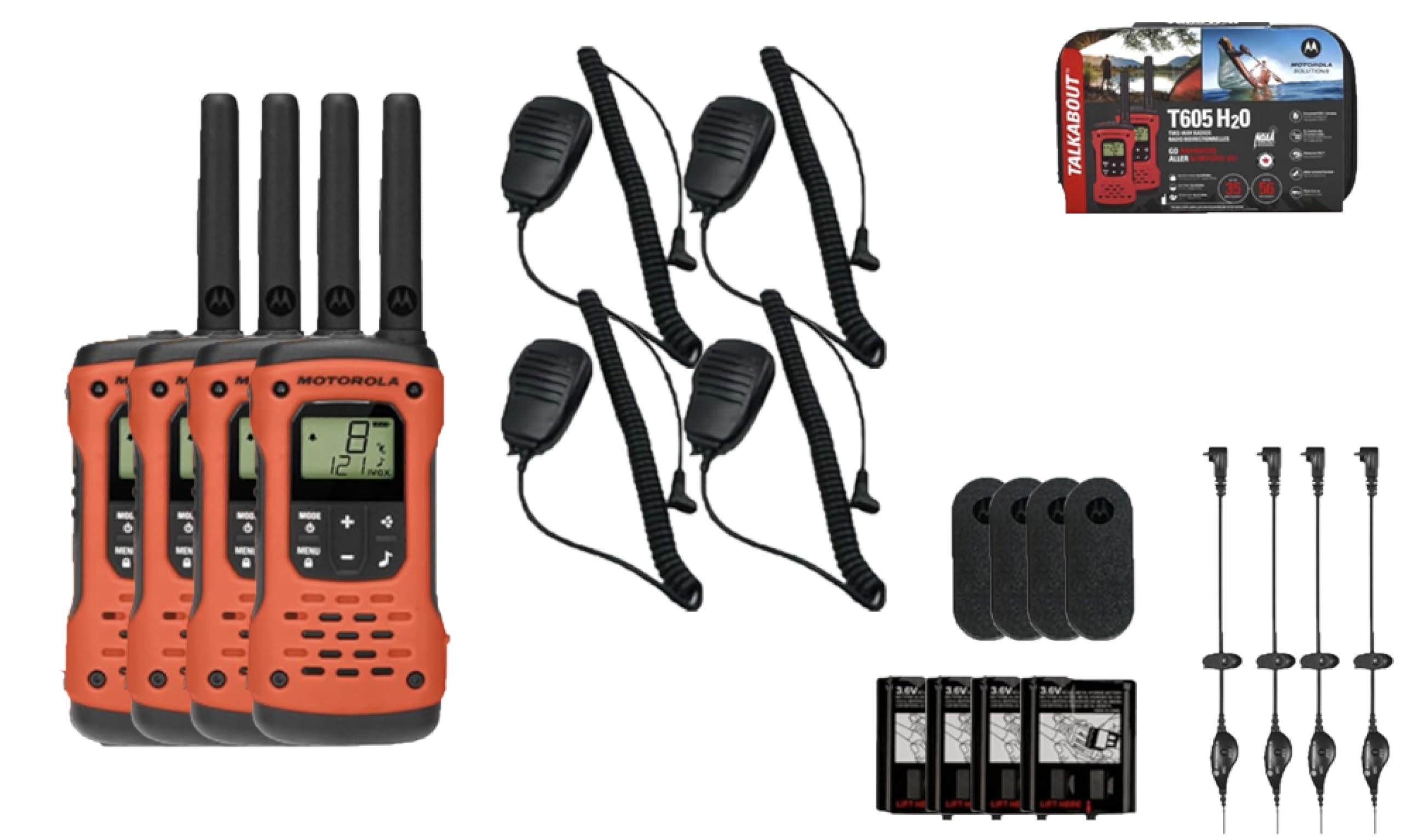 Amazon.com: Motorola Solutions, Portable FRS Talkabout T605 H2O