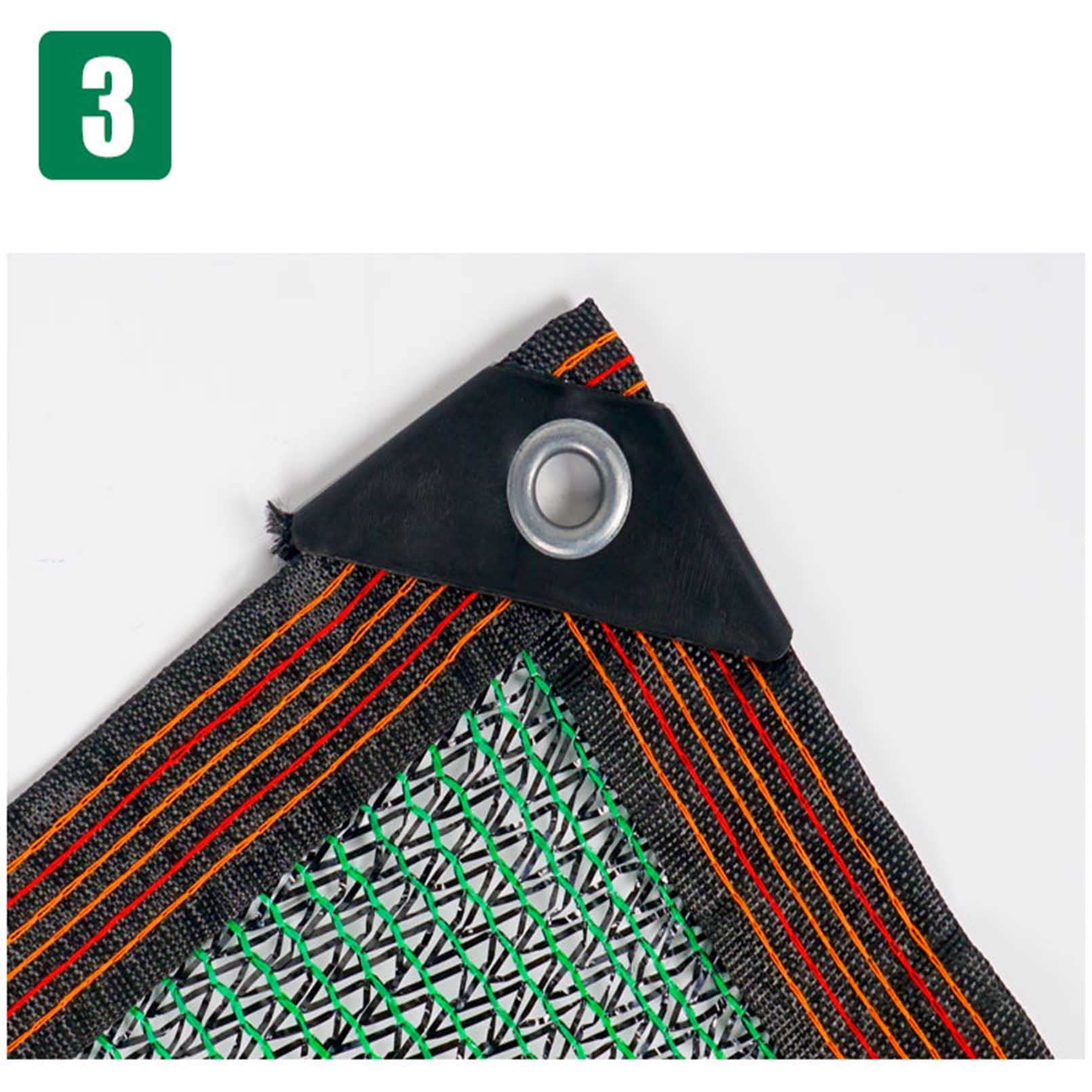 Filet d'ombrage ignifuge à 55 % en maille filet de protection solaire pour jardin agricole Vert 10 x 7 m
