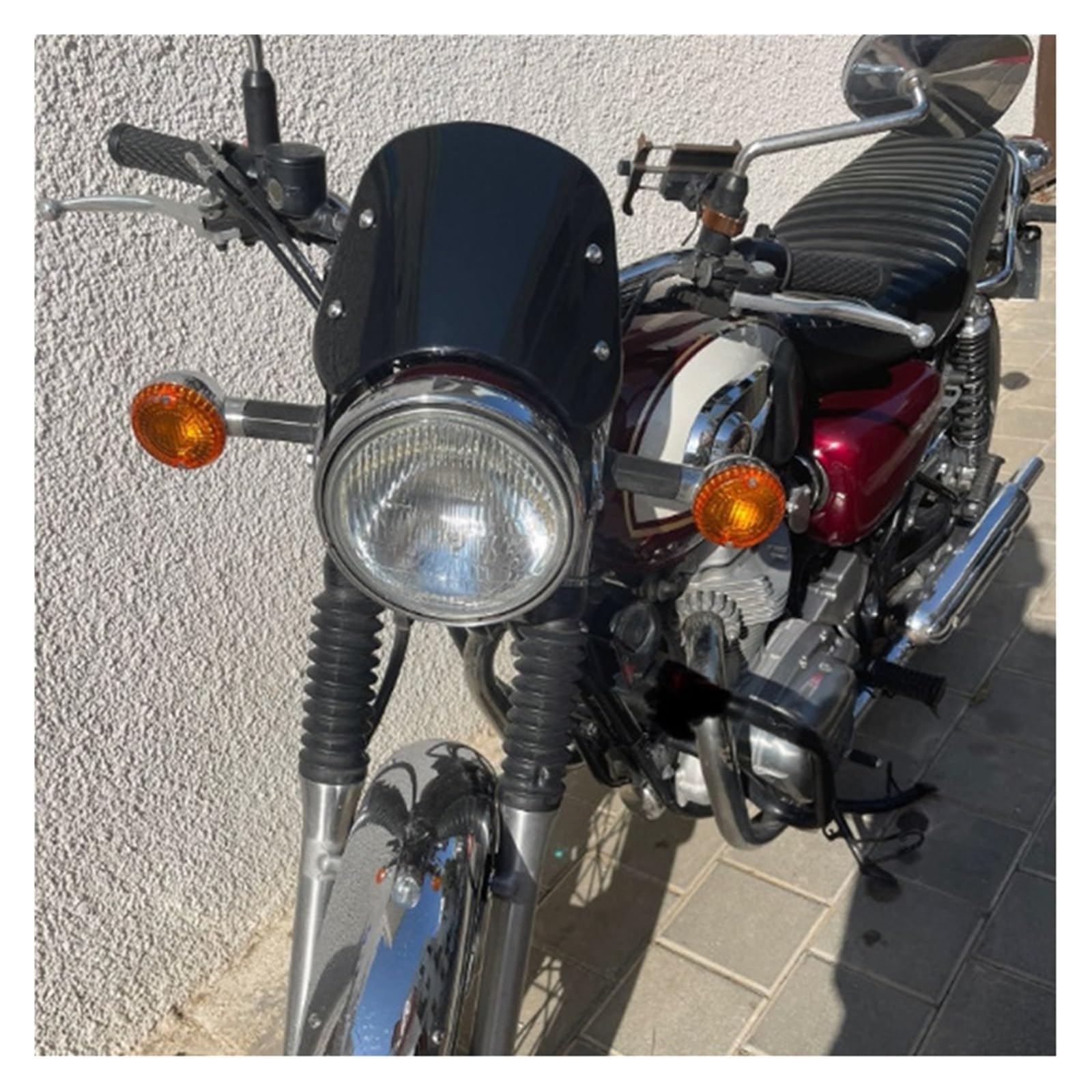 Deflettore Antive-nto Per Parabrezza Per Moto Universale Per Har&ley Per Hon&da Per Yam&aha Per Kawasaki Faro Da 5-7 Pollici Deflettori