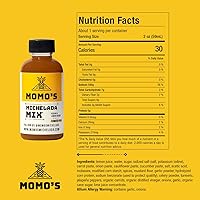 Vista 2 de Momo's Michelada Mix - Bebida refrescante para fiesta sin tomate, vegana, a base de limón, inspirada en América Central, paquete de 6