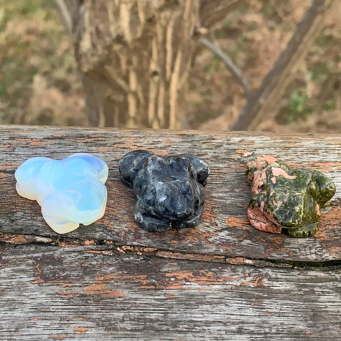 YGLINE Hand Carved Obsidian Turtle Figurine - 1.5 Inch Natural Crystal Healing Stone, Pocket Gemstone Decor