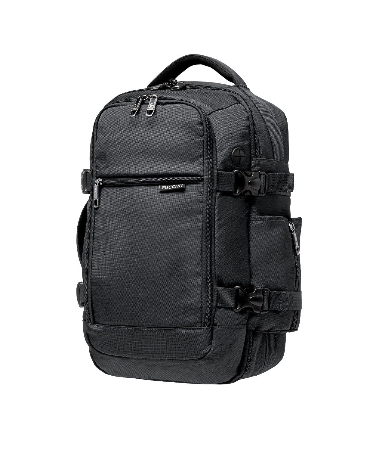 PUCCINI Easy Pack plecak wielofunkcyjny, czarny, 40x20x25 cm (18 l), 40x20x25 cm (18 L)