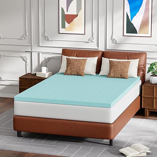 Miniatura 62 de FDW - Colchón de 6/8/10/12 pulgadas de espuma viscoelástica de gel para dormir fresco y alivio de la presión, firmeza media, certificación