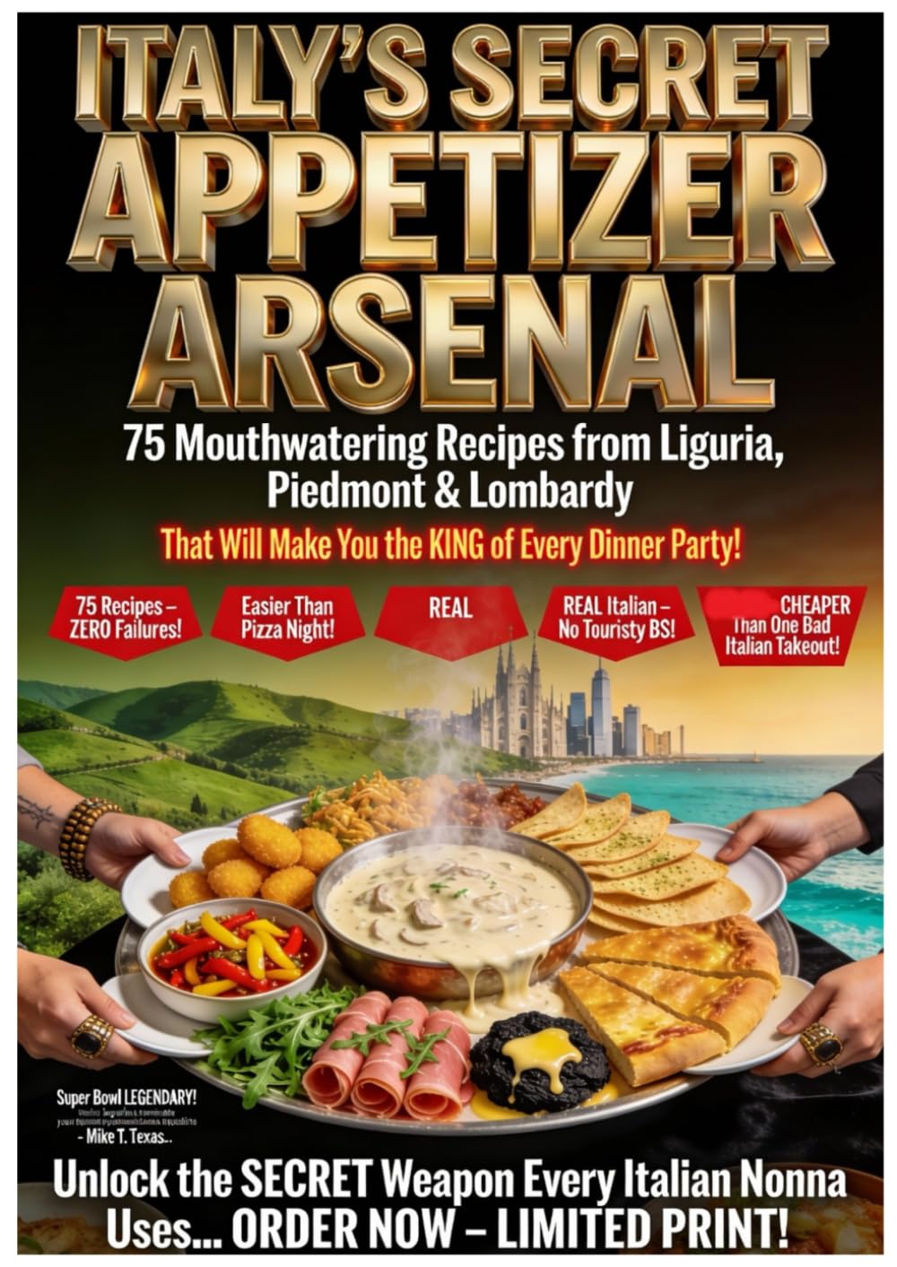 Northern Italian Cookbook: 3 regions liguria, piemonte, lombardy
