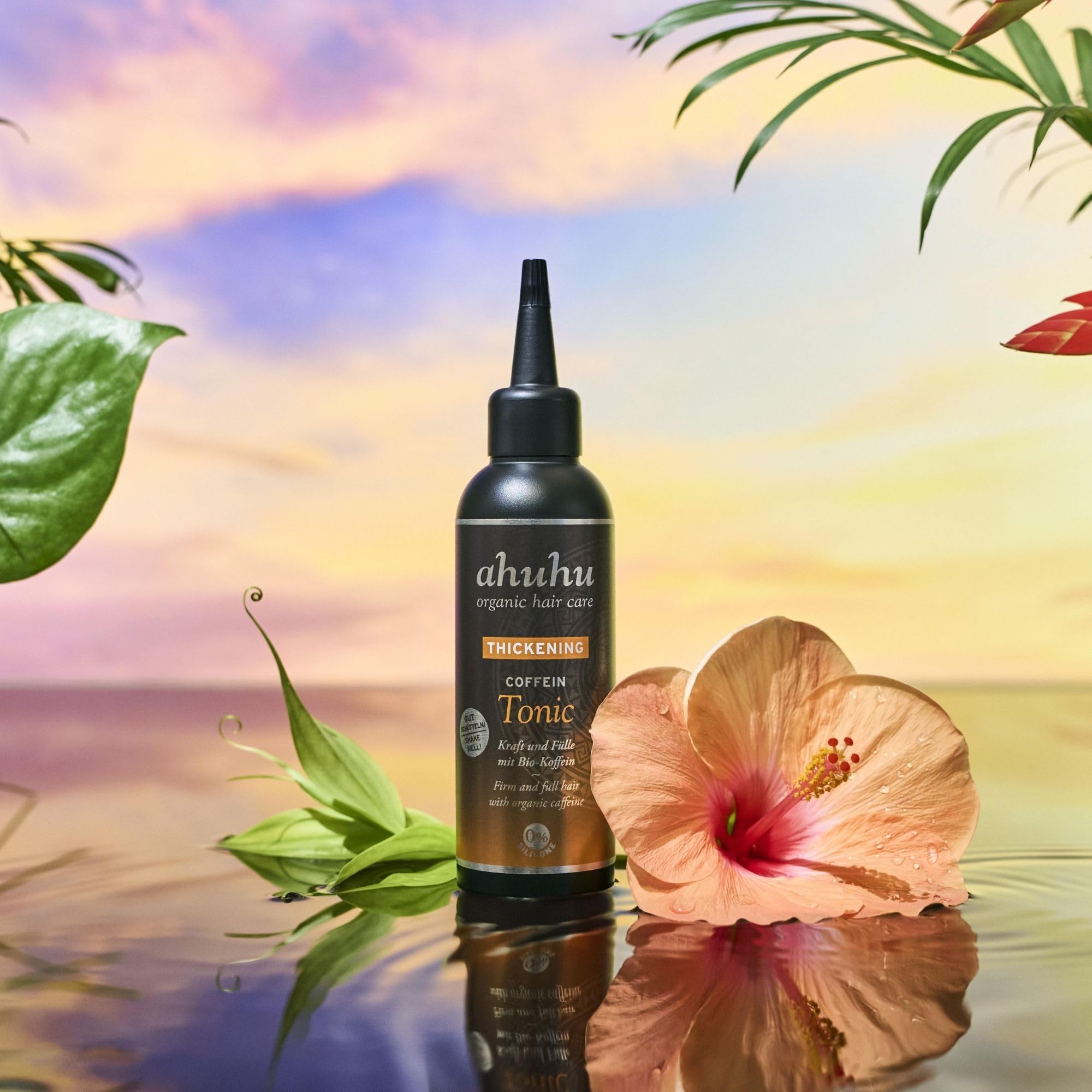 ahuhu Thickening Coffein Tonic Power Formula (100ml) | Haarausfall reduzieren & Haarwachstum fördern, Hair growth serum für kräftigeres Hair