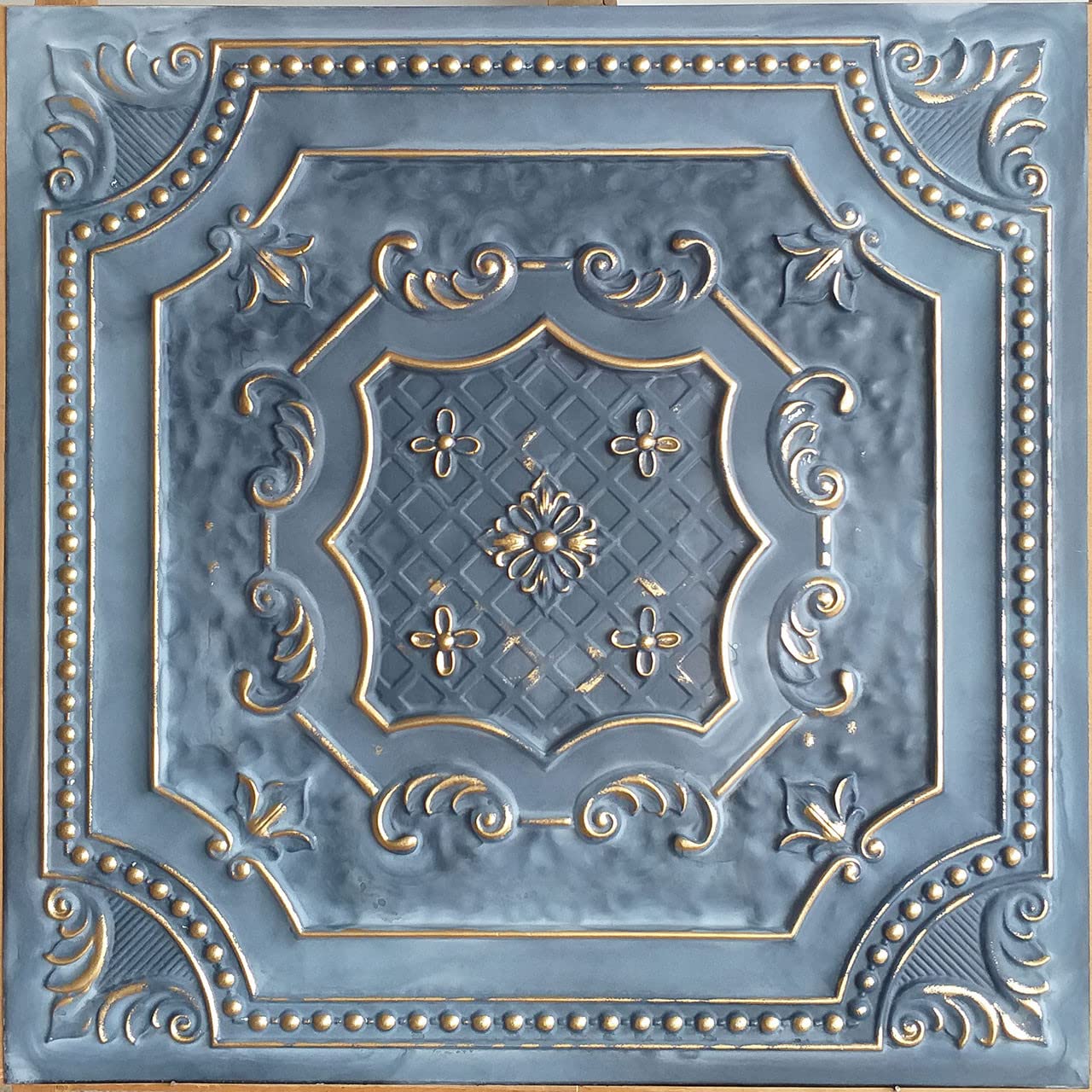 From Plain To Beautiful Elizabethan Ceiling Tiles
