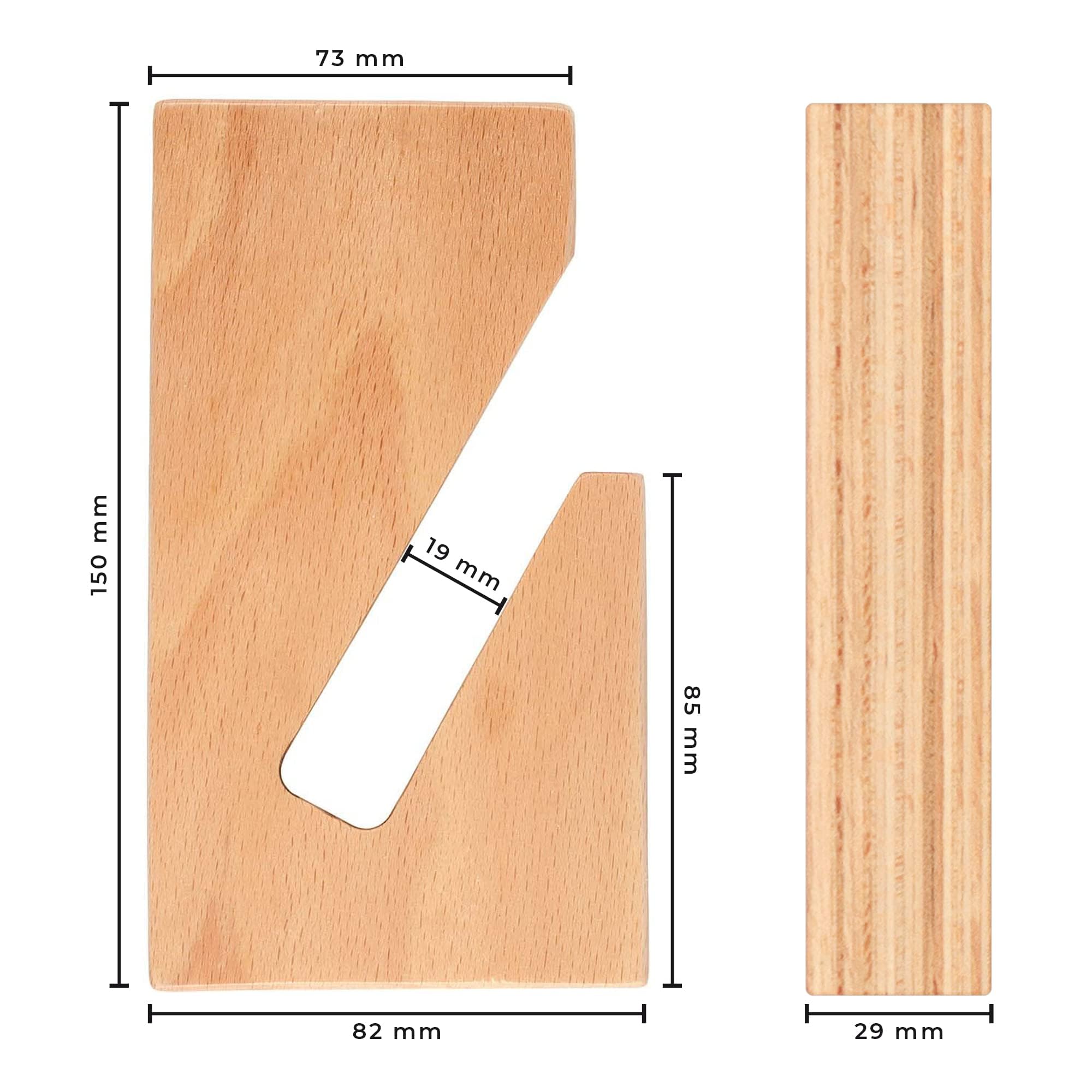 JUCKER HAWAII Wandhalterungen für Skateboard, Longboard, Balanceboard, Snowboard, Wakeboard | Halterung für die Wand aus Holz in verschiedenen Designs