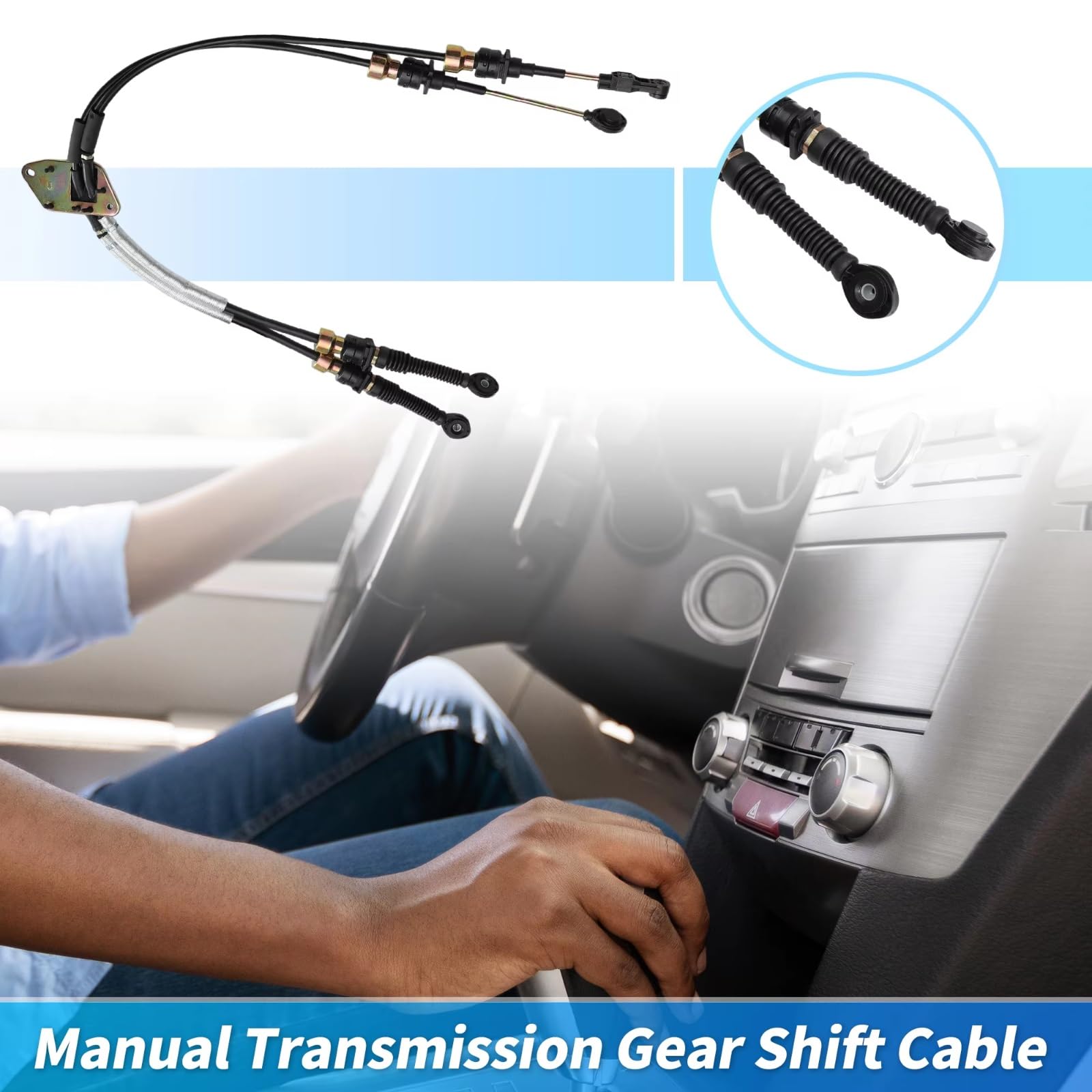Cable de Cambio de Marchas para Mazda 6 S/i 2003-2008 Transmisión Manual Palanca selectora de Cambios GK2C46500L