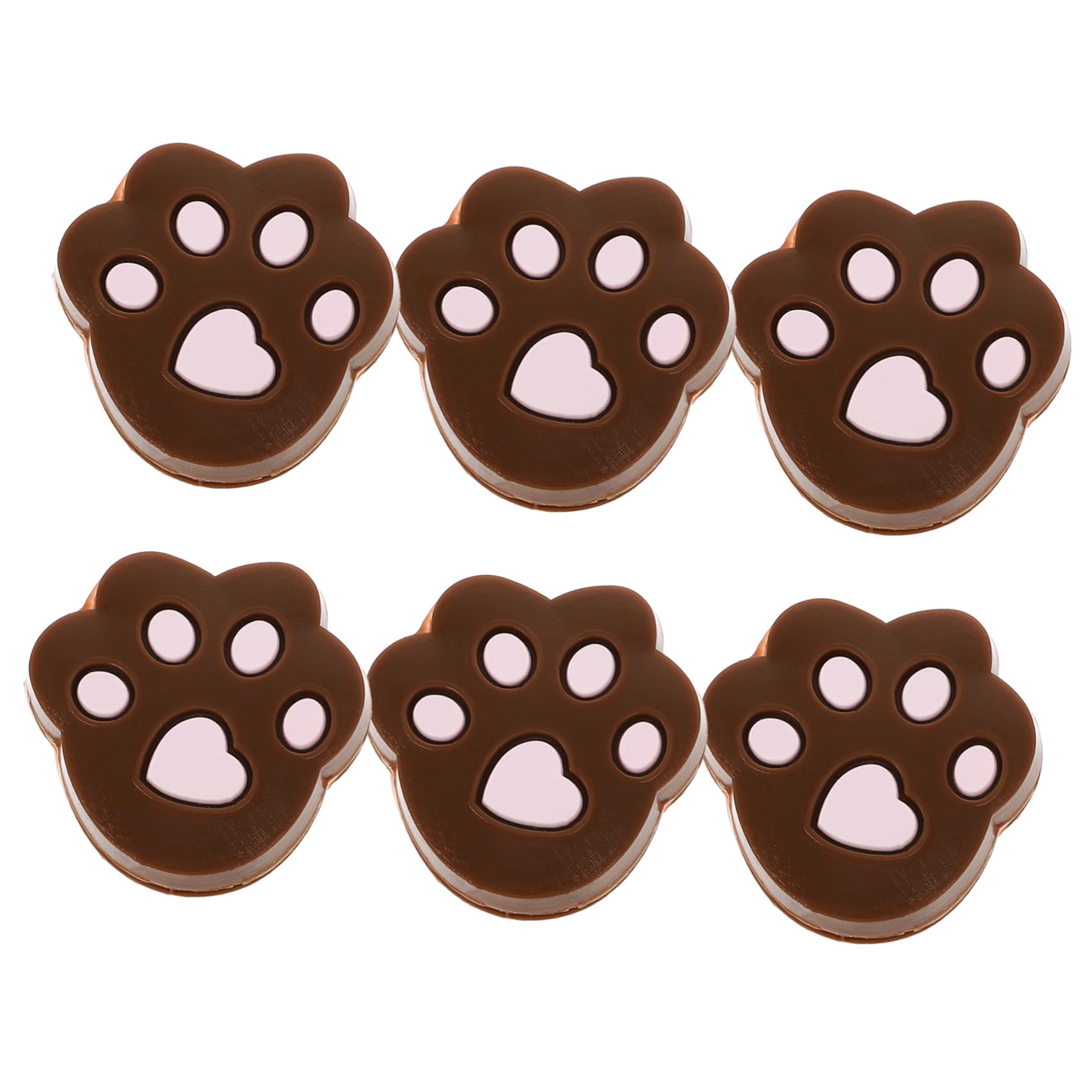 KICHOUSE 6Pcs Cartoon Tennis Racket Vibration Dampeners Rubber Shock Absorbers for Enhanced Stability and Control Lightweight and Easy to Use Tennis Accessories