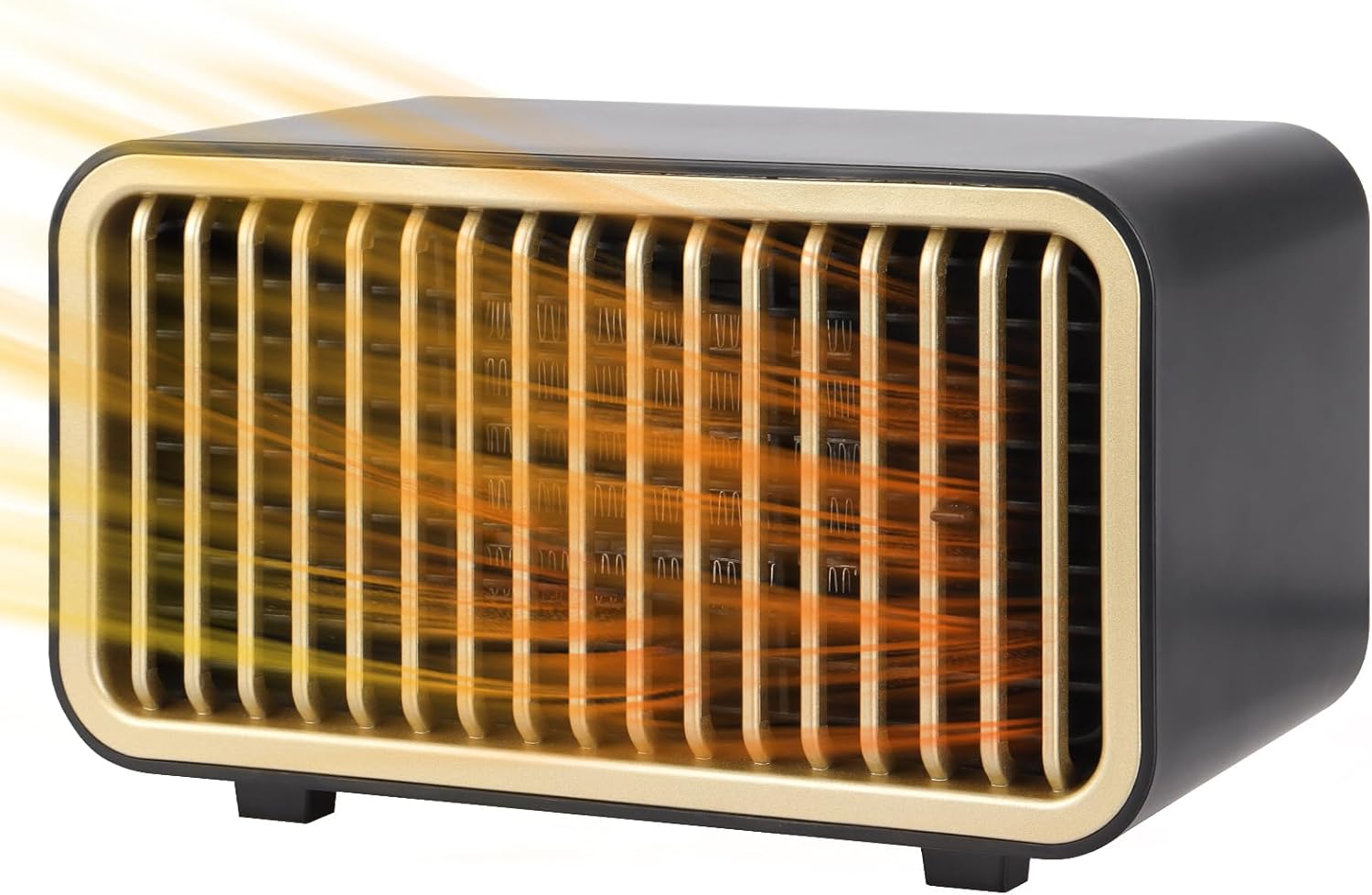 Portable Space Heater, YOUCIDI 550W / 900W Electric Heater Warmer Two Modes Energy Efficient Safe and Quiet, PTC Fast Heating Small Space Heater with Tip-over and Overheat Protection