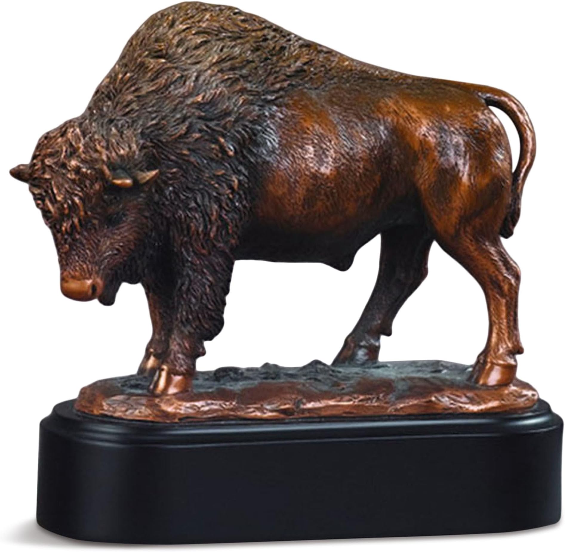 - Proud Buffalo Statue - Bronze Finish