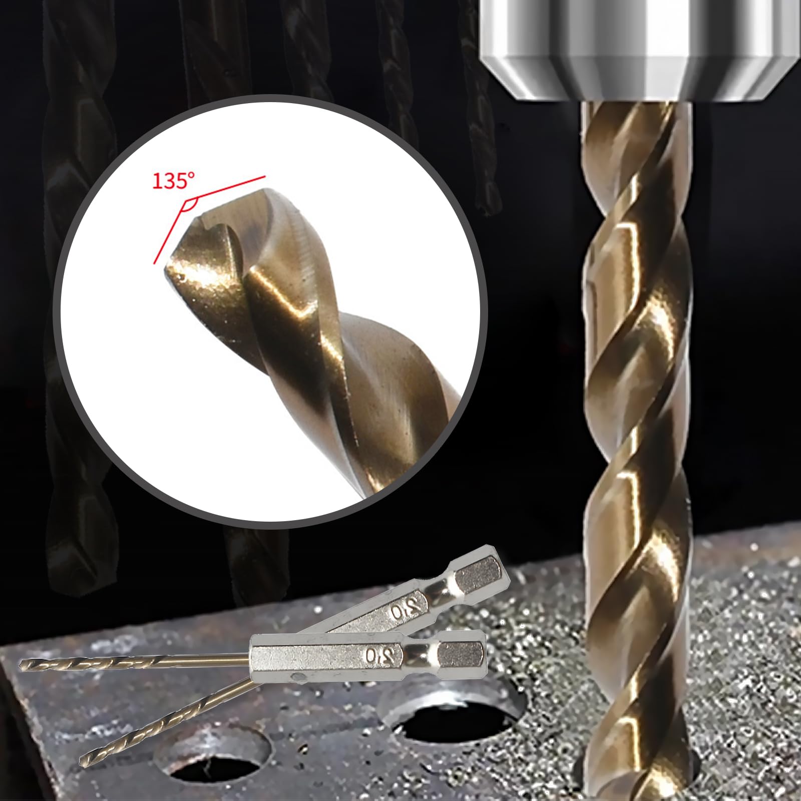 DEFIYEAR 6PCS 2mm Wood Drill Bit, Hex Shank Pilot Drill Bits High-Speed Steel - Image 4