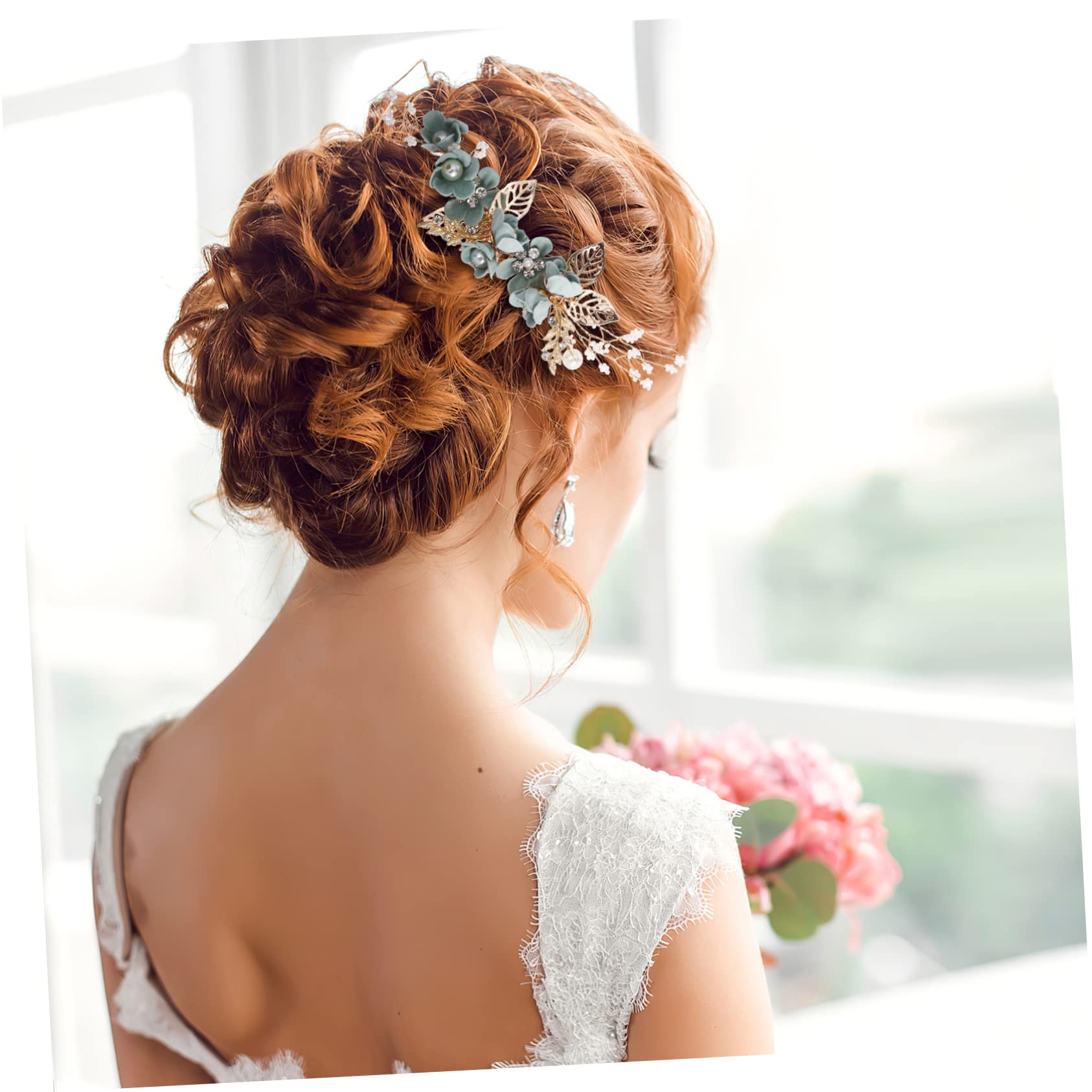 Mikinona 6 Juegos Horquilla Pinza De Pelo De Dama De Honor Accesorios Formales Para El Cabello Para Mujeres Tocado De Perlas Para Boda Pasadores De Pelo De Novia Aleación De Zinc
