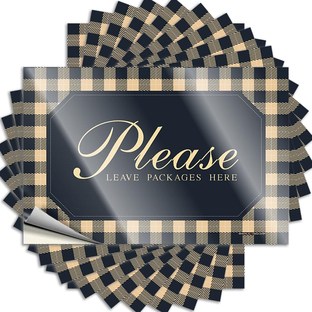 Teens Stuff Scented Decal - Leave Packages Here Removable Decal Water Easy Peel for Gathering(6X9CM)