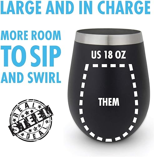 Miniatura 2 de Vasos de vino irrompibles de acero inoxidable copas de vino de campamento sin tallo, sin tapas, frescas para exteriores, juego de 4 copas de vino de