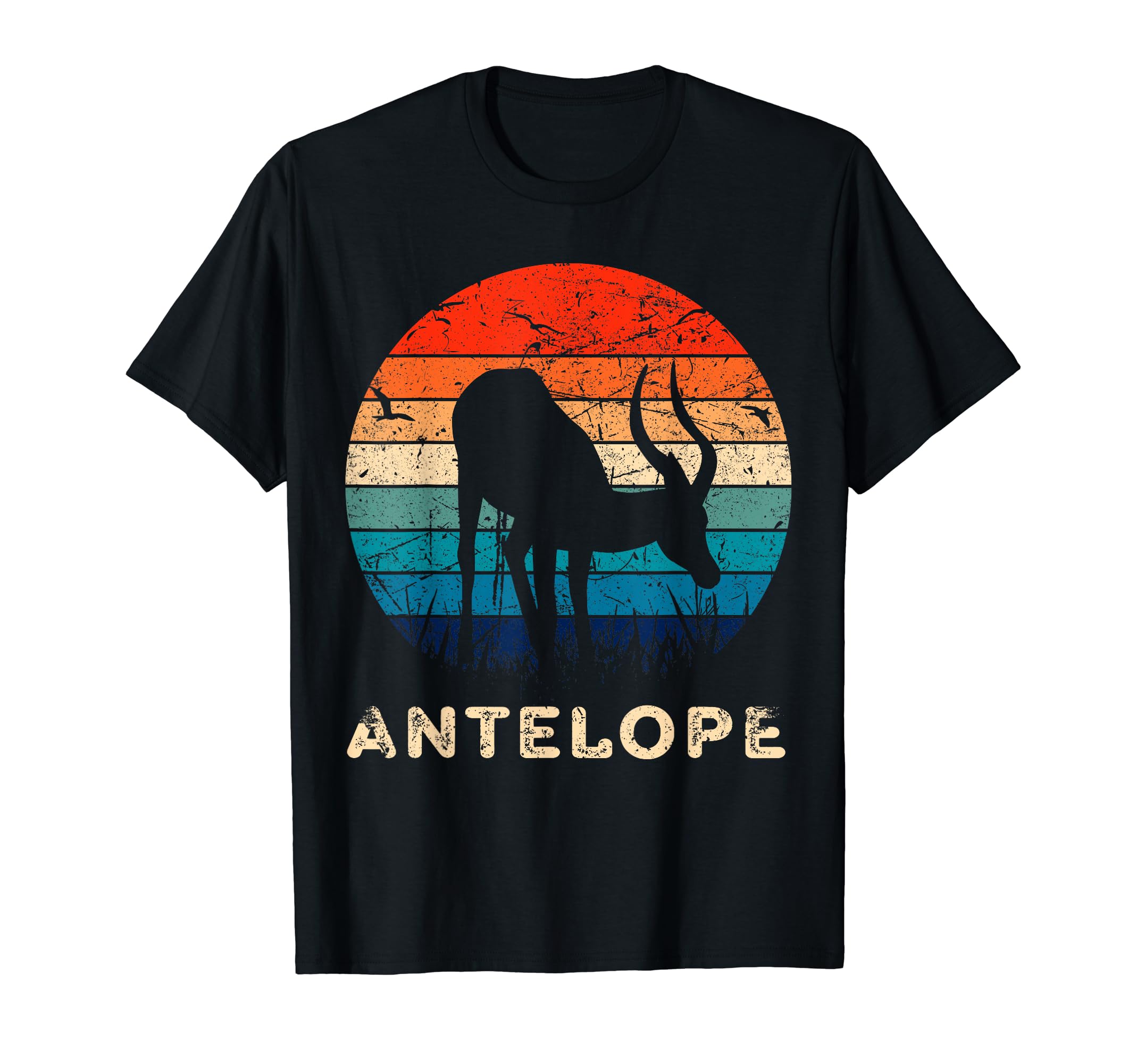 BORN IN 1983Retro Sunset Antelope Vintage Antelope T-Shirt
