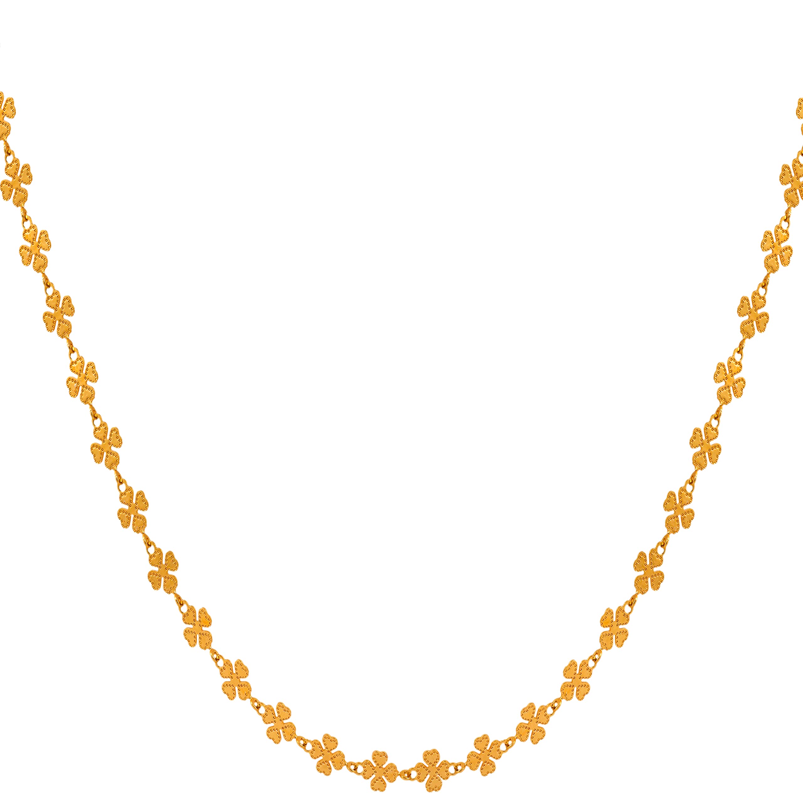 Fashion Frill Adorable Floral Design Gold Plated Brass Chain For Women (B09HQXYC16) Amazon Price History, Amazon Price Tracker