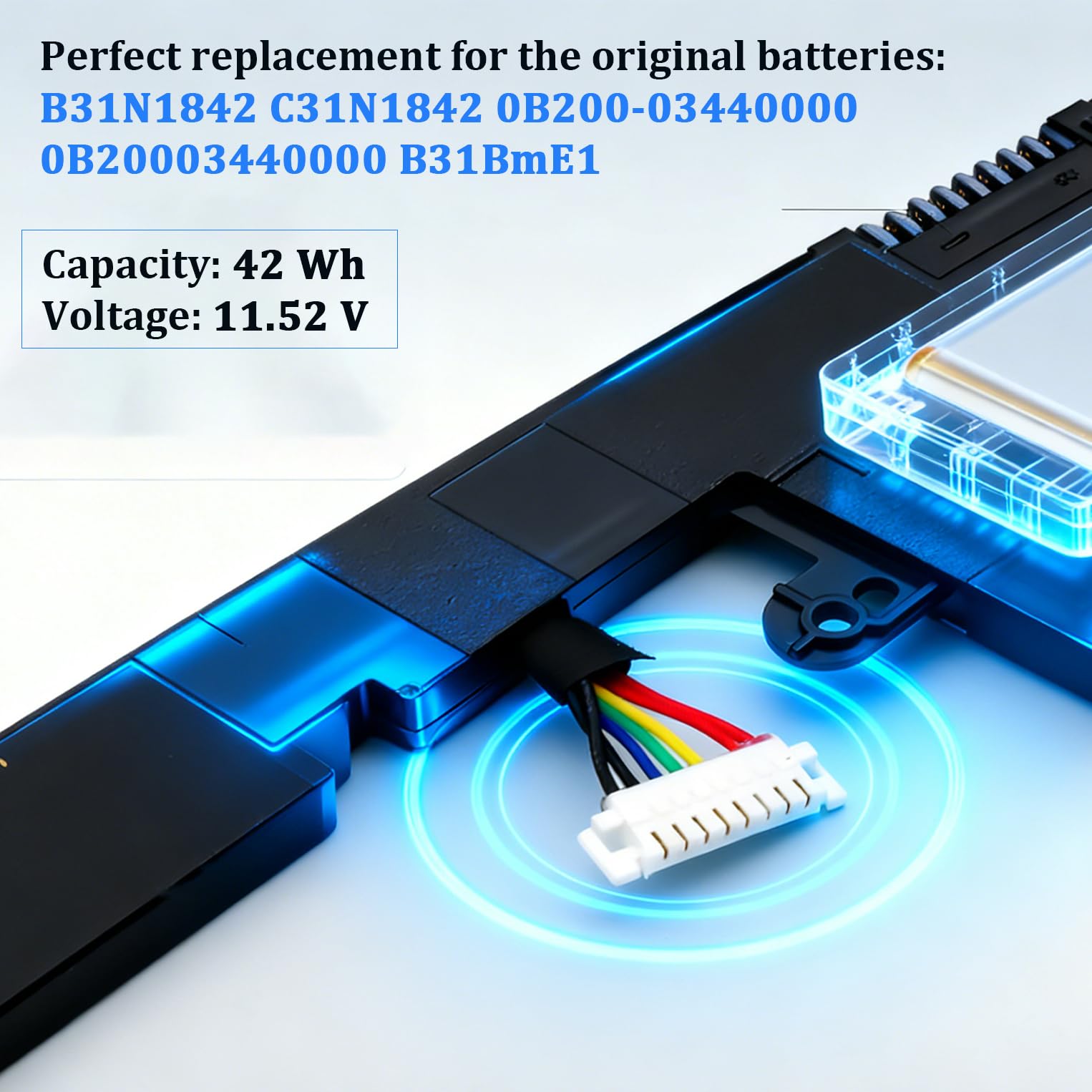 BLESYS B31N1842 C31N1842 Batteria per Asus Vivobook 15 K513E Series