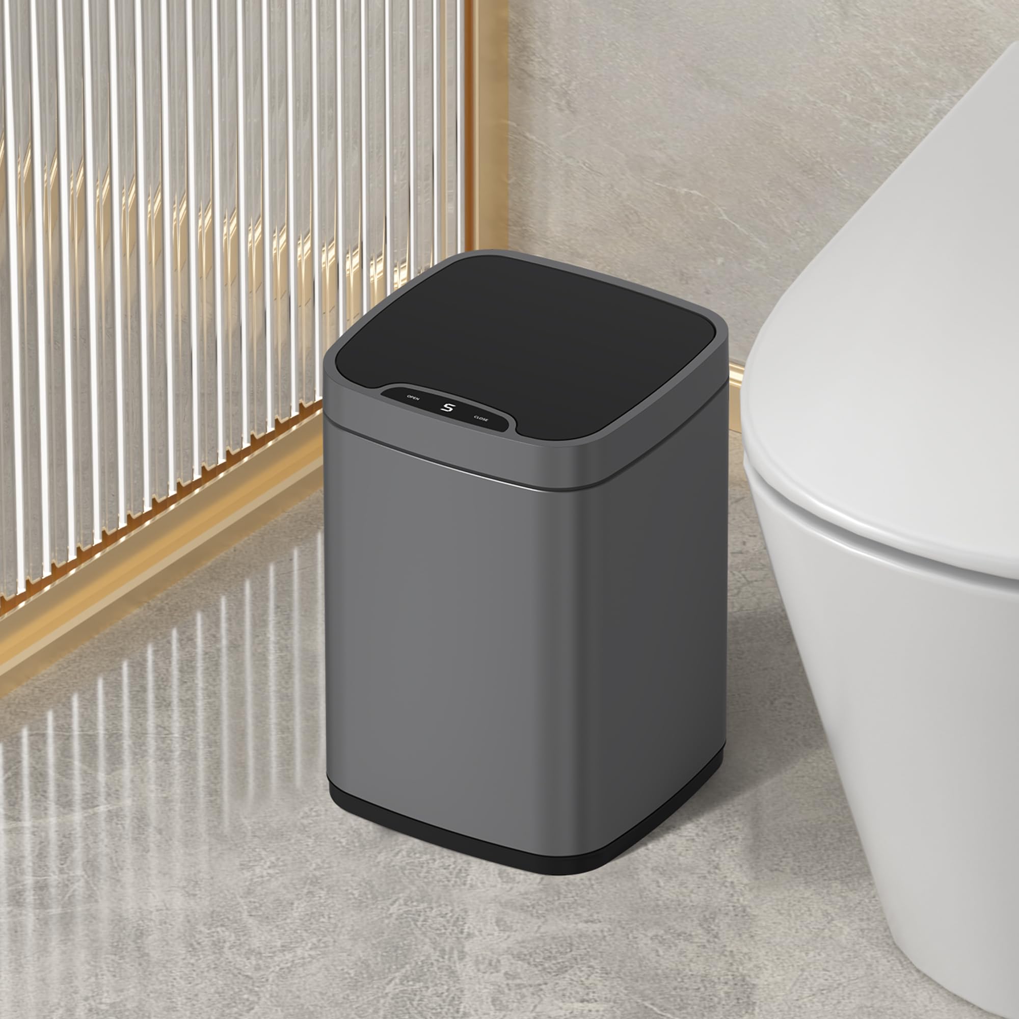 Amazon｜Mbillion 自動開閉 15 リットル 自動ゴミ箱 ダストボックス