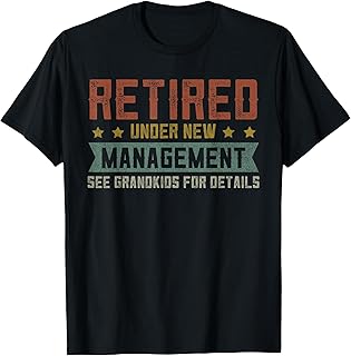 Fathers Day Retired Grandpa Shirts, Funny Retirement T-Shirt