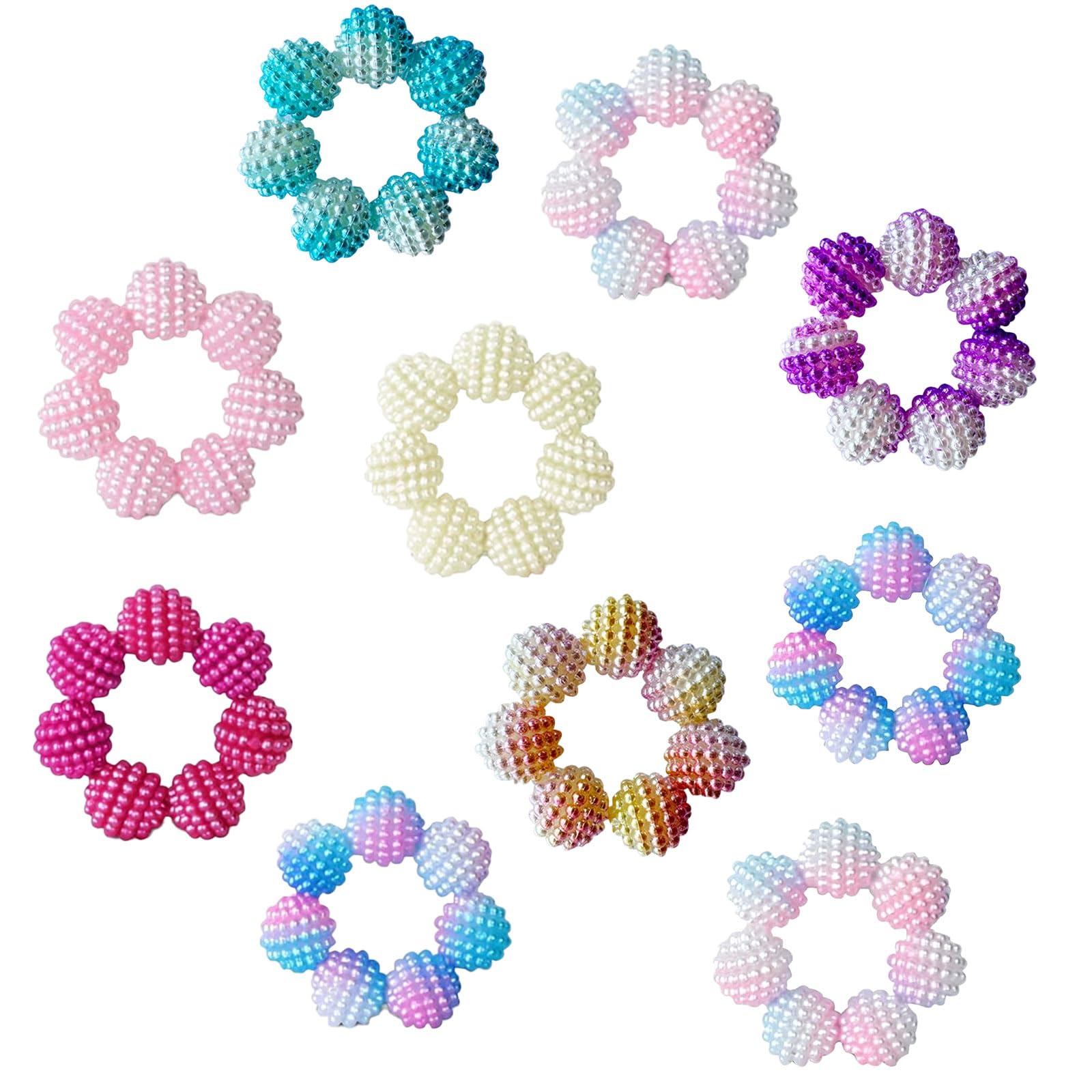 Cosiesnest 10 Pack Fidget Rings, Spiky Sensory Finger Rings for Quiet Stress Relief & Focus, Acupressure Anxiety Reduction Rings for Adults, Multicolour Bead Design
