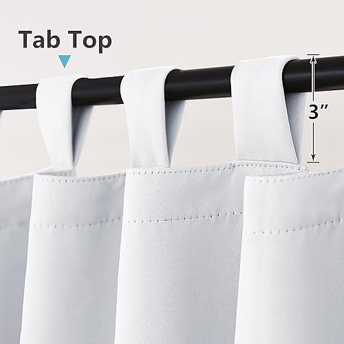 Miniatura 2 de RYB HOME - Cortinas opacas para interior y exterior, cortinas para patio o terraza, cortinas exteriores con pestaña