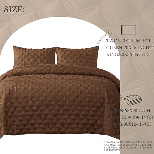 Miniatura 6 de Exclusivo Mezcla Elipse Juego de colcha de 3 piezas con fundas de almohada, edredón , suave, ligero, reversible e hipoalergénico