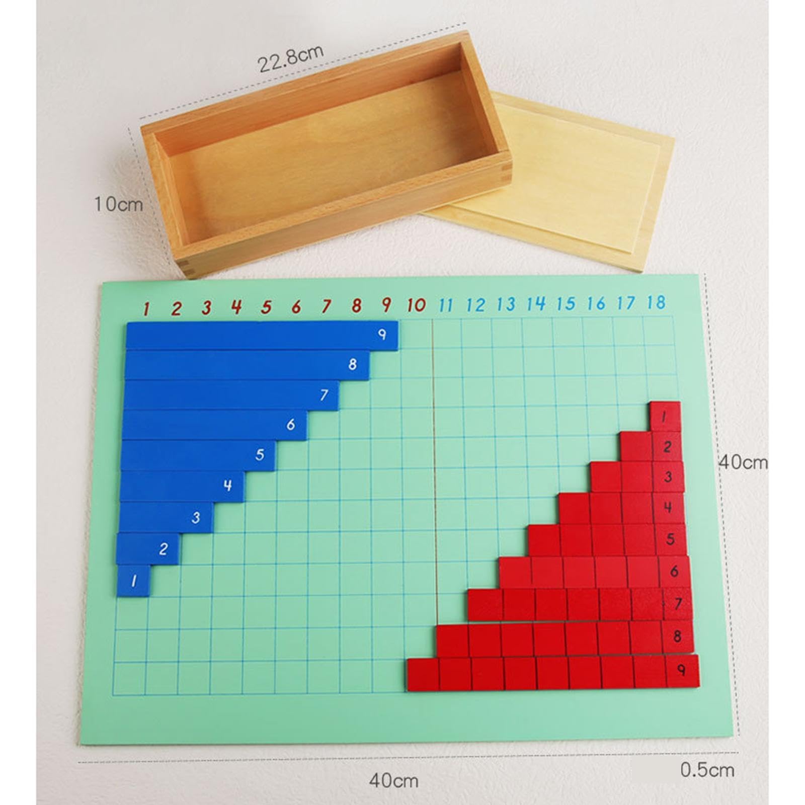 Colcolo Tablero de división de multiplicación, Suma, resta, Regalos para Escuela en casa, Juego de Mesa Educativo, Material matemático para niños, Tablero Adicional