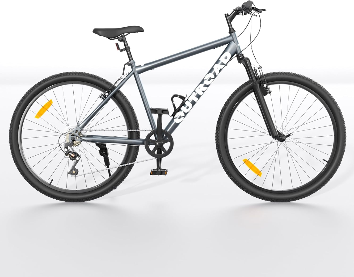 Outroad 26 Inch Comfort Mountain Bike,7-Speed/High-Carbon Steel Adult Bike with V Brakes, Adjustable Ergonomic Seat Bicycle for Men and Women