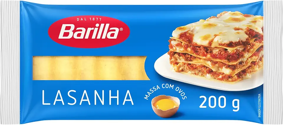 Barilla Massa Com Ovos Lasanha 200G