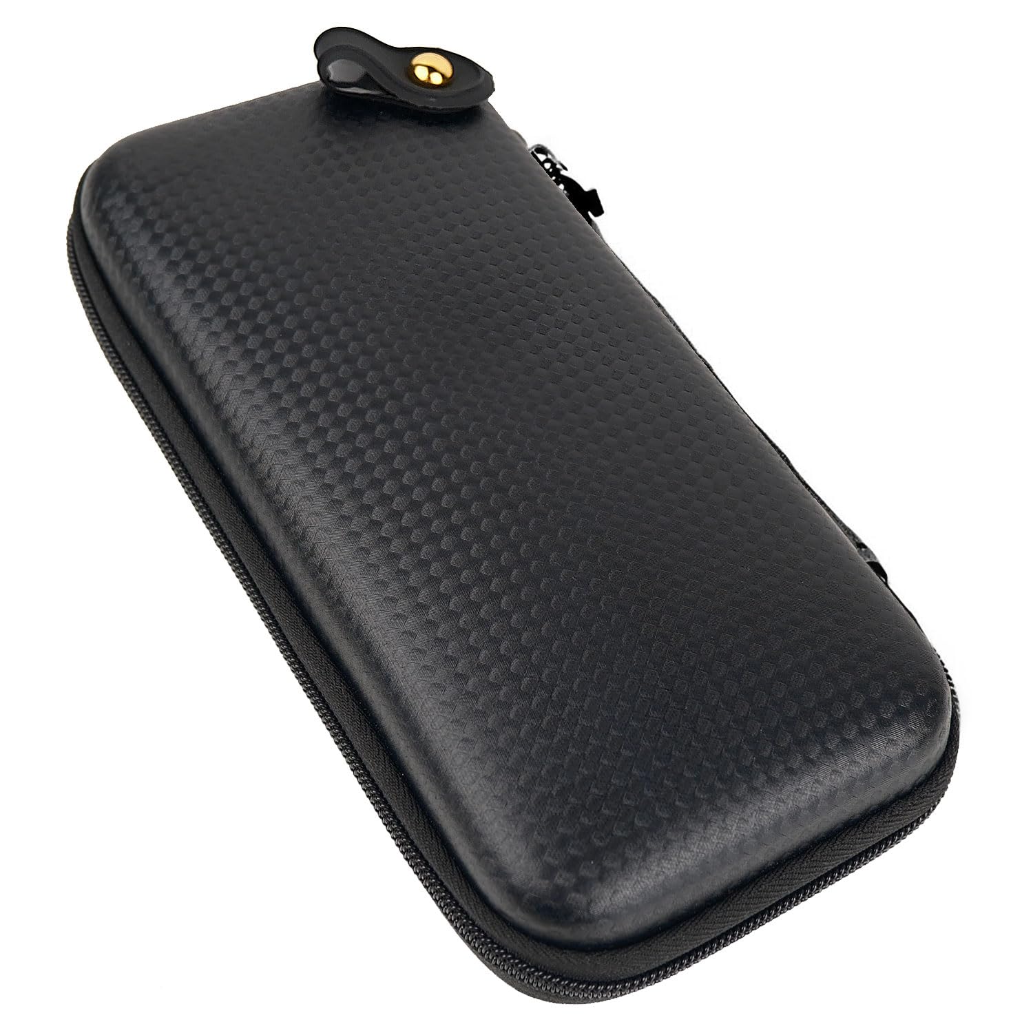 Electronic Cigarette Case, Hard EVA Electronic Cigarette Case Storage Box Travel Bag with Zipper, Black