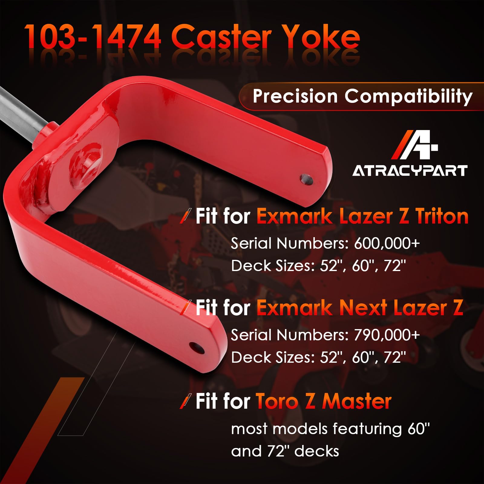 オーク 04 Amazon.com : Caster Yoke Compatible with Exmark Lazer Z
