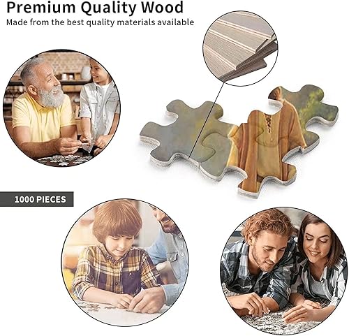 Miniatura 3 de Jesus Holding My Hand Christ - Rompecabezas de 300 piezas para adultos y niños, rompecabezas para adultos, rompecabezas para adultos, juego de