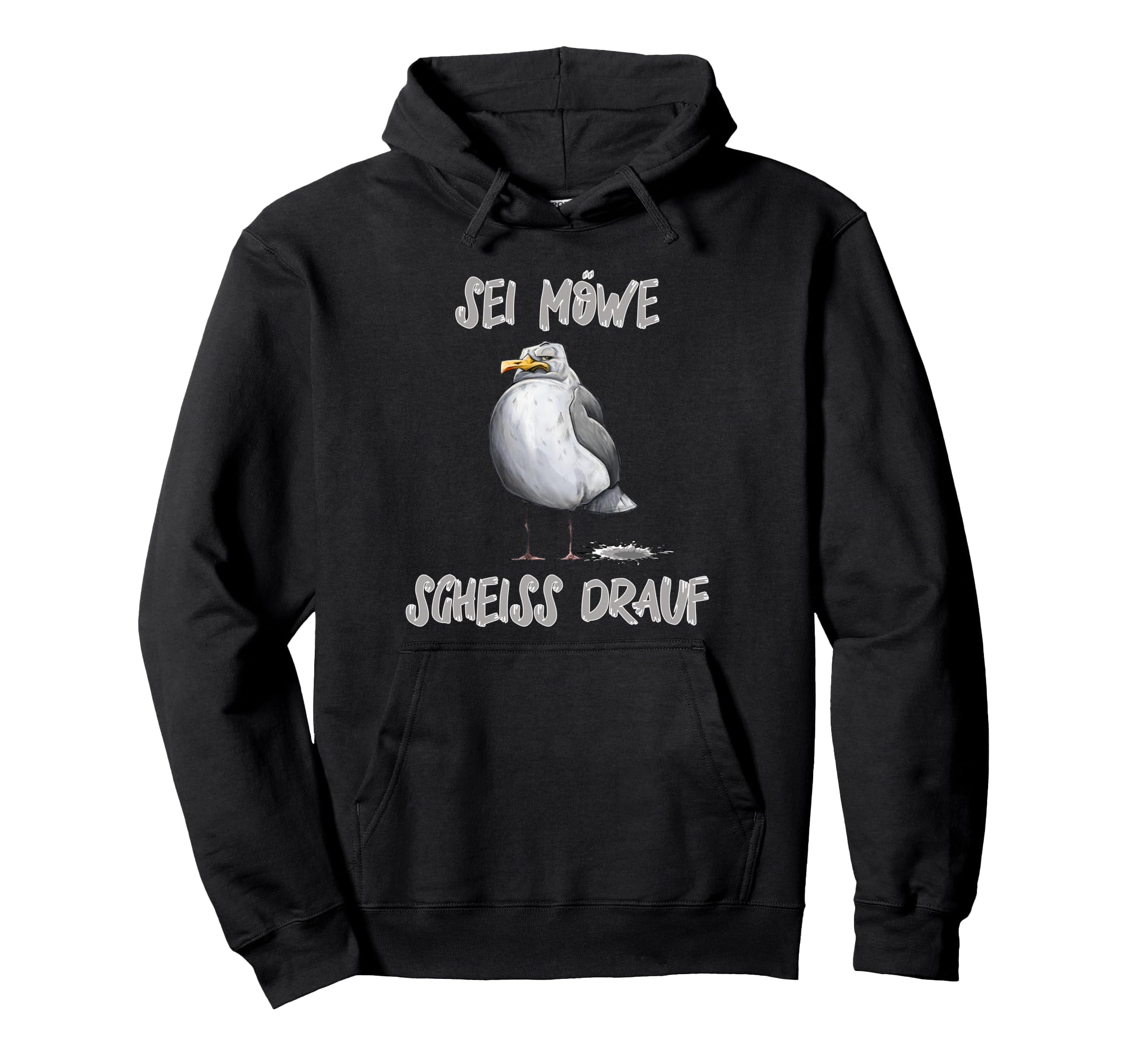 Moin Moin Norddeutsche Möwe - Unisex Organic Hoodi Produktbild-Vorschau 9