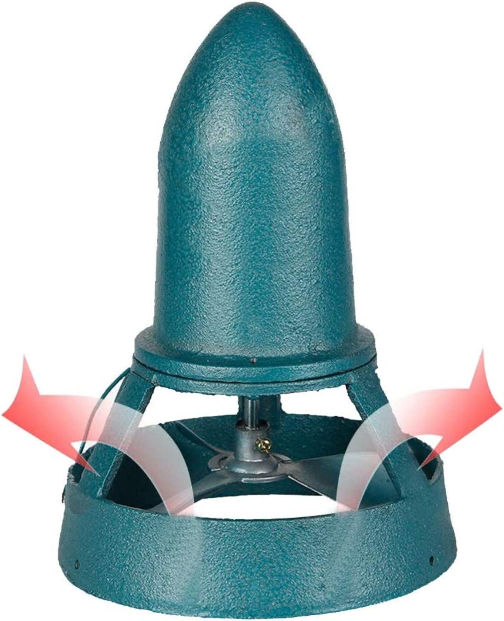 Ventilateur de cheminée CNPRAZ WGE extracteur d'air extérieur pour évacuation fumée