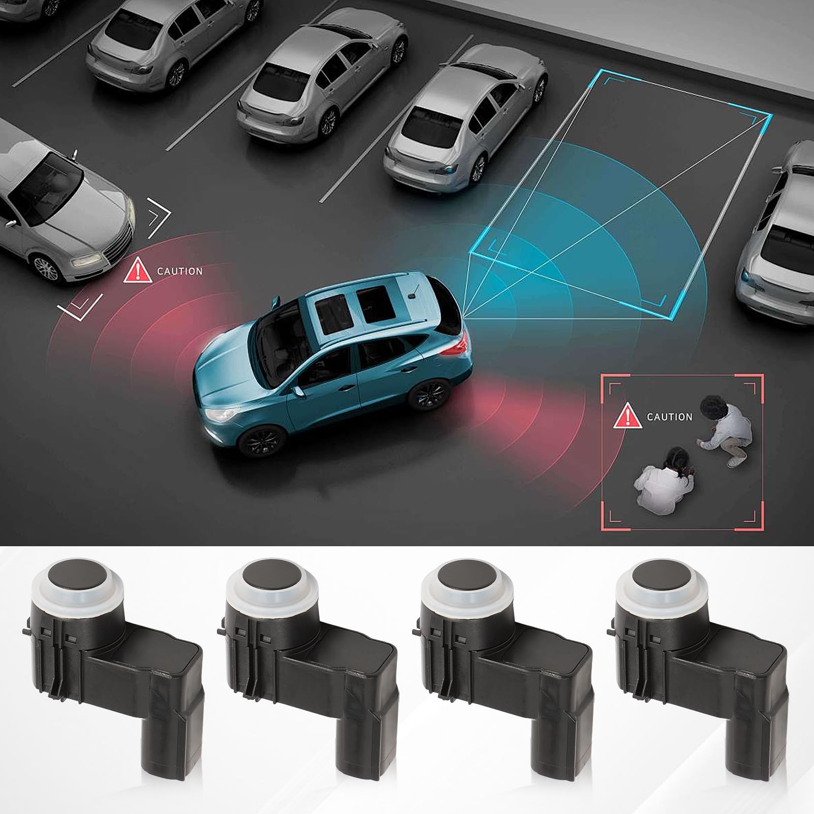 FanPaYY 4 sensores de marcha atrás Pdc para Citroën C3 DS3 Peugeot 3008 5008 9677783277 9677782977