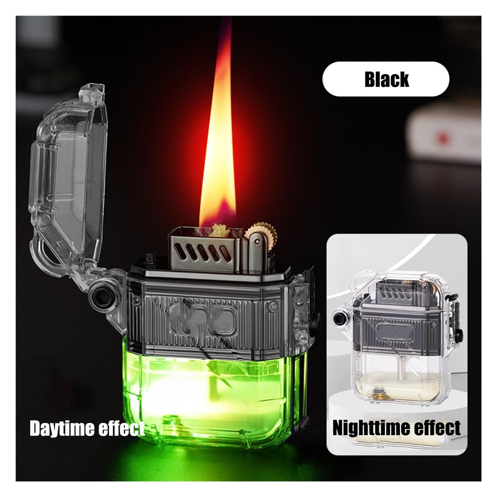 Amazon.com: Quicksand Luminous Lighter Retro Kerosene