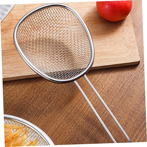 Miniatura 5 de Kichvoe Espumador de acero inoxidable cuchara ranurada colador de cocina cucharón de pasta de fideos cuchara de mango largo colador de cocina para