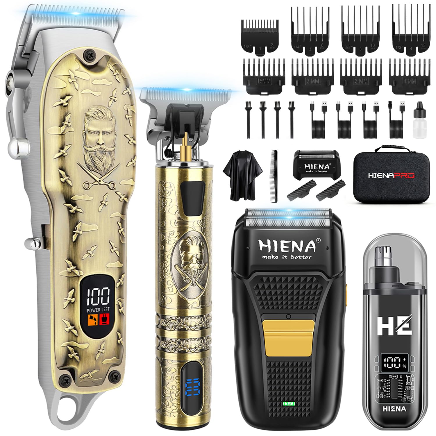 HIENA PRO Tondeuse à cheveux pour homme