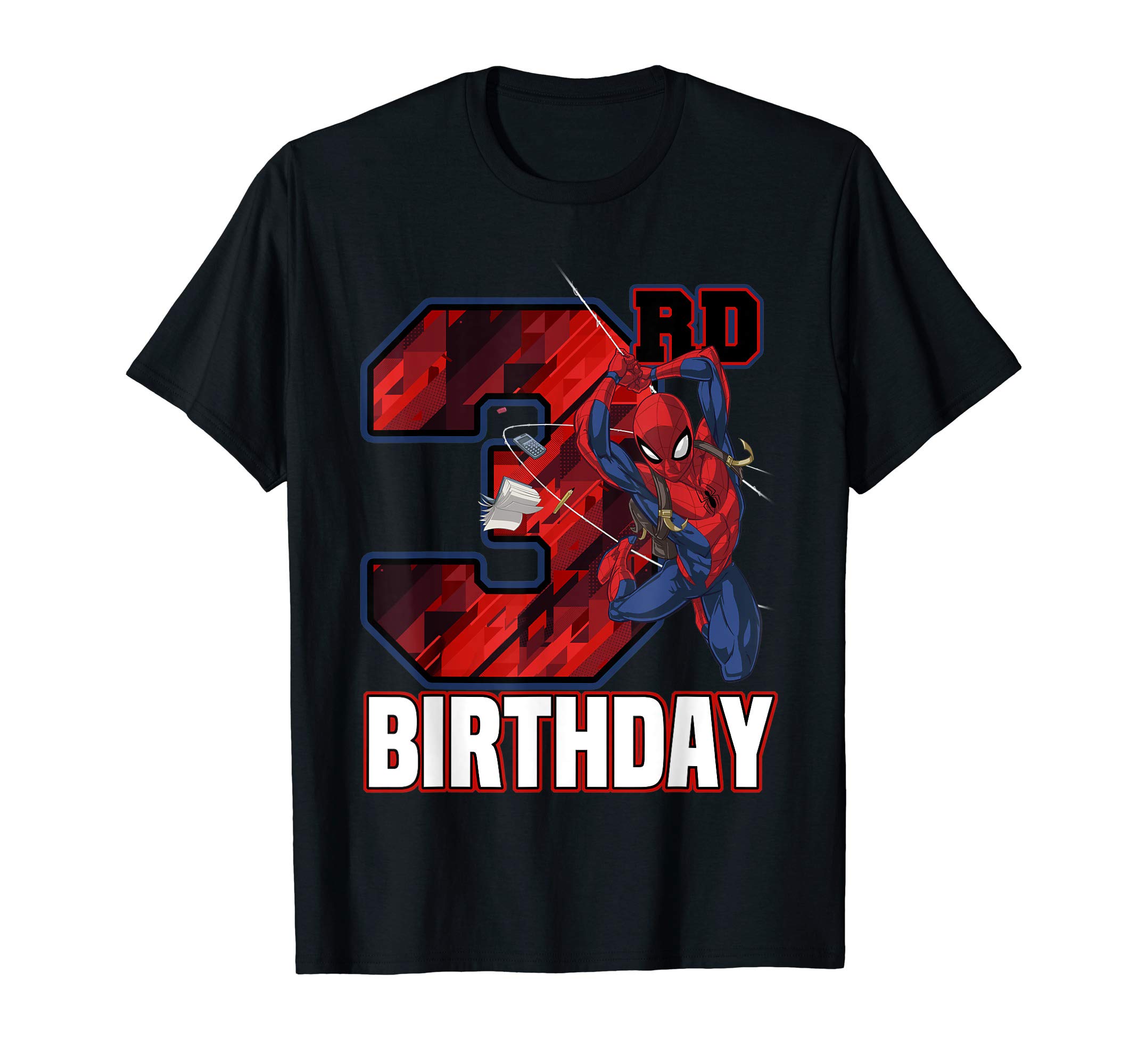 Marvel Spider-Man Web Swing 3rd Birthday T-ShirtOEKO-TEX STANDARD 100